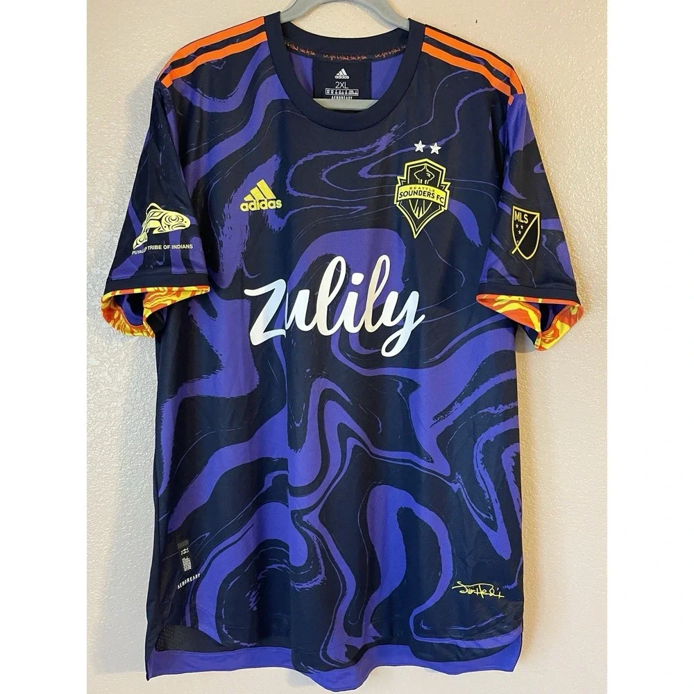 Men's 2XL Adidas Seattle Sounders FC Zulily Jimi Hendrix 